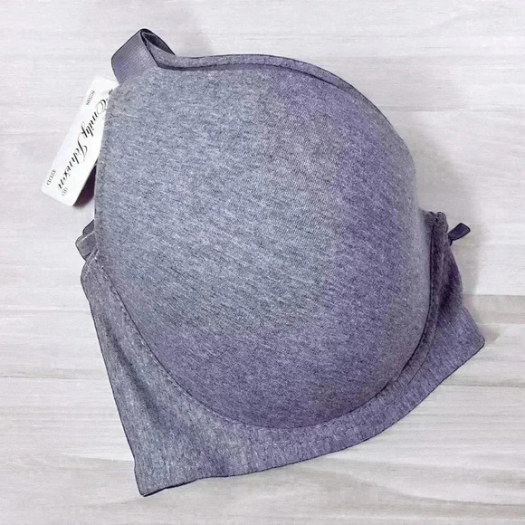 Emily Johnson Women’s Gray Padded T-Shirt Bra 42DD SUPER SOFT NWT - Picture 4 of 5